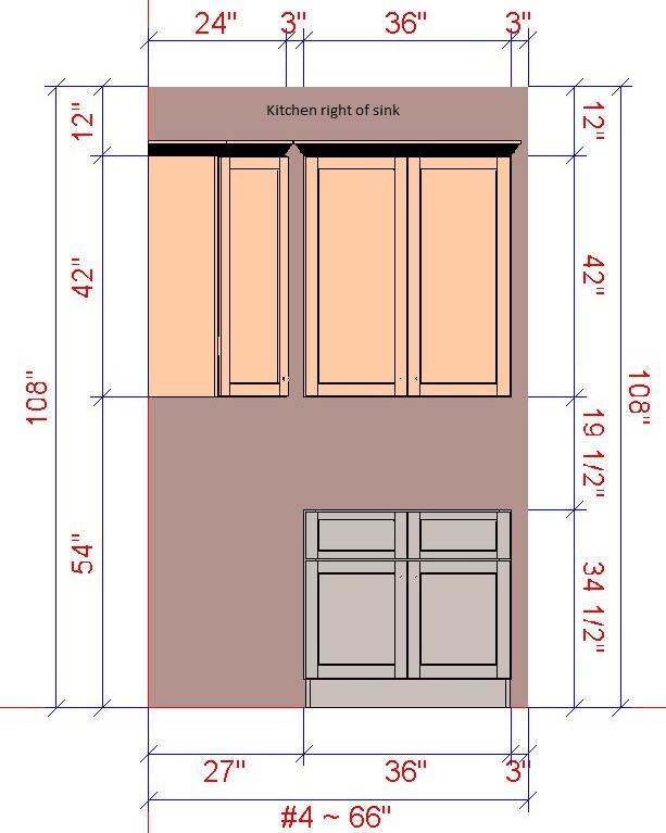 Kitchen right of sink